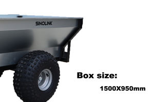 2024 Offres Spéciales Chine gros atv remorquage bois remorque - Product Image 5