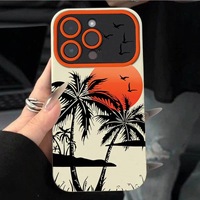 Tendance Hot Premium Luxe Grande fenêtre coque de téléphone pour iPhone 15 pro max TPU coque de téléphone en silicone souple