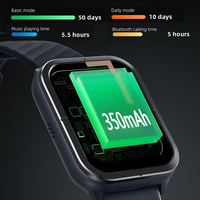 Versión Global del Reloj Inteligente Mibro C3, Pantalla TFT HD de 1.85 Pulgadas, Navegación GPS, Calendario, Llamadas, Correas Dobles, Resistente al Agua 2ATM IP68, Deportivo, para Hombre