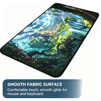 Tapis de souris de jeu grand format, imperméable, design dessin animé, fabriqué en Chine, en stock, pour les ventes annuelles