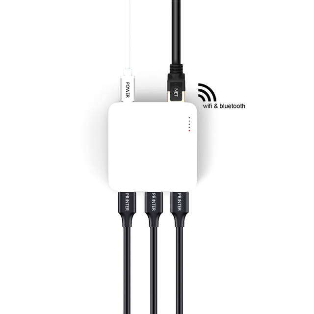 New Arrival China Good Lowest Price 3 Port Network Wireless Print Server for USB Printer