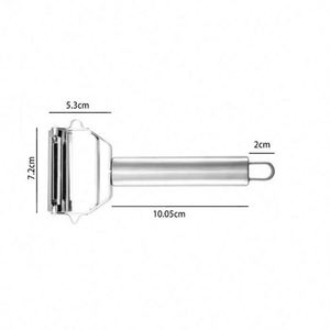 Coupe-légumes manuel en acier inoxydable, éplucheur spiralé rotatif pour fruits et légumes, y compris les pommes de terre, pour la maison moderne et le quotidien - Product Image 5