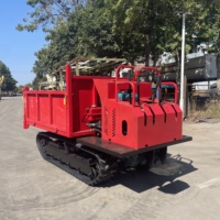 Mini-dumper diesel sur chenilles économique, mini-transporteur, camion-benne personnalisé