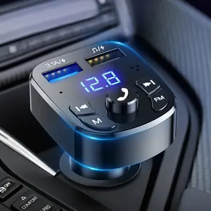 Modulator FM Transmitter Bluetooth Wireless Car kit Handfree Dual USB Car Charger MP3 Music TF Card U disk car mp3 Player