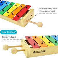 Wholesale 8.7inch 8 Note Wooden Xylophone Musical Instrument