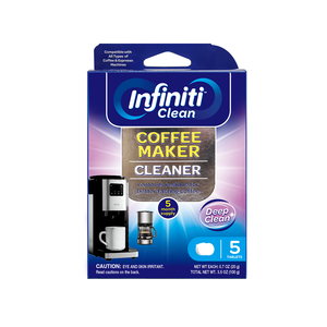 Infiniti Clean Desechable Sólido Efectivo Descalcificación Eliminar Aceites y Residuos de Café Máquina de Café Limpieza de Tabletas - Product Image 1