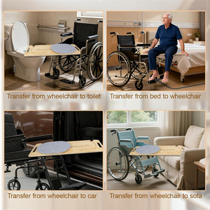 Zware houten patiëntenhulp voor verplaatsen, houten glijplank voor transfer - Product Image 6