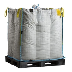 Hesheng Type C กระเป๋า fibc 1000กก. ถุงเก็บของนำไฟฟ้าขนาดใหญ่1ตันป้องกันไฟฟ้าสถิตย์ - Product Image 5