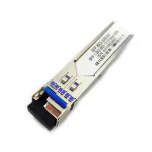 Gigabit SFP mô-đun SM LC wdm 1.25G bidi duy nhất chế độ sợi quang thu phát Tương thích với Cisco chuyển đổi