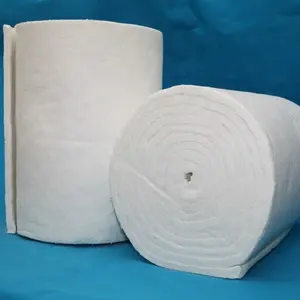 Prix usine 1260 degrés réfractaire alumine silicate aiguille fibre de céramique couverture isolante