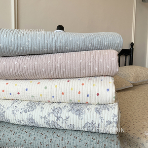 Extra Large Tatami <b>Bed</b> <b>Sheet</b> Set 3 Meter Thickened Pure Cotton Non Slip Home Use Floral <b>Stripe</b> Pattern Twill Weaving - Product Image 2