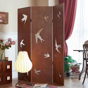 Schermo pieghevole cinese <span class=keywords><strong>rondine</strong></span> retrò francese schermo antico medievale nuovo schermo retrò francese può essere utilizzato in varie stanze - Product Image 6