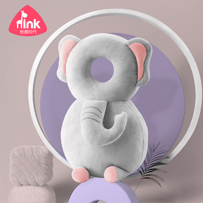 Appui-tête-peluche éléphant