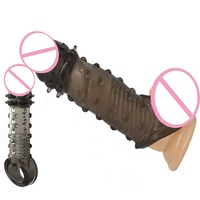 Anneau pénien, anneaux de pénis, retardateur d'éjaculation, érection plus forte, préservatifs, manchon pour pénis, couvre-glande en silicone, jouets sexuels pour hommes