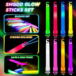 Bâtons lumineux LED de 6 pouces en gros, fournitures de fête en vrac, équipement de survie, lampes de camping, couleur personnalisée pour le Nouvel An - Product Image 6