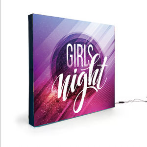 Stand de exposición de Feria Comercial SEG Soporte de aluminio portátil Tela textil retroiluminada Publicidad Caja de luz LED - Product Image 1