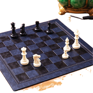 15 Inch Portable Foldable <b>Magnetic</b> Wooden Chess Set Travel-friendly Board Game with Foam Slots for Children - Product Image 1