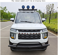 Véhicule électrique à énergie nouvelle à 4 roues avec conduite à droite, mini-jeep RHD, type 1500W, 5 sièges pliables, voiture électrique à basse vitesse pour adultes
