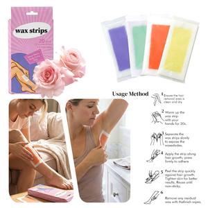 Nuove <span class=keywords><strong>Strisce</strong></span> Depilatorie a Freddo per Ascelle, Gambe, Zona Bikini e <span class=keywords><strong>Viso</strong></span>, Confezione all'Ingrosso - Product Image 4