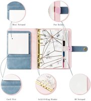 Diario de Viaje de Alta Calidad con Cubierta de Cuero/Papel, Impreso, Personalizado, con Hojas Sueltas, con Botón, para Planificación Semanal/Diaria, Regalo