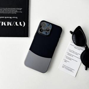 Matte <strong>Phone</strong> Cover With Metal Lens for iPhone 14 13 12 11 Pro Max Luxury Splicing <strong>Cell</strong> <strong>Phone</strong> <strong>Case</strong> for iPhone 16 15 Pro Max - Product Image 1