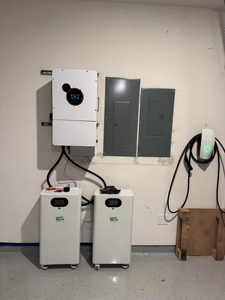 อินเวอร์เตอร์ไฮบริด SRNE 120V/240V 8KW 10kW 12KW DC/AC ประสิทธิภาพ 99% ระบบแยกเฟส <span class=keywords><strong>2</strong></span> MPPT สำหรับตลาดสหรัฐฯ แบบเฟสเดียว - Product Image 2