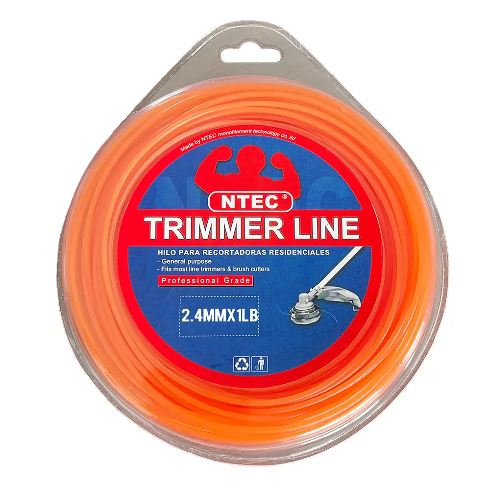 2.4Mm 2.7Mm 3.0Mm 1lb Nylon Trimmer Lijn Maaien Lijn Voor Gras Maaien