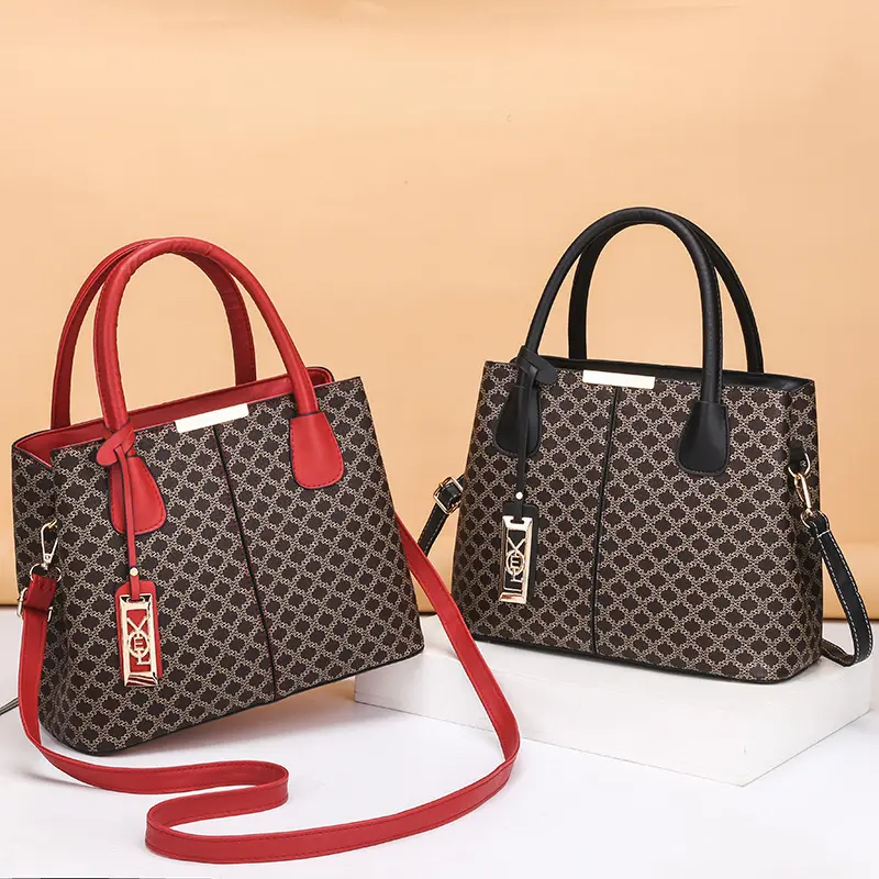 Neuestes Design Lady Handtasche Trendy Handtaschen Oem Classic Luxusmarke Handtasche Leder Vintage Lady Taschen Mode