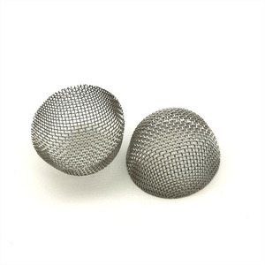 Filtre à eau pour robinet en acier inoxydable à mailles fines avec couvercle en forme de dôme - Product Image 1
