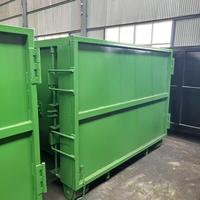 Bennes à déchets robustes à ouverture supérieure pour ferraille, prix usine pour la gestion des déchets