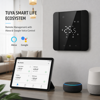 HY531 Modern Smart Life Asistente de Google Termostato montado en la pared Bloqueo para niños Comunicación WiFi para calentar PC 90V-240V