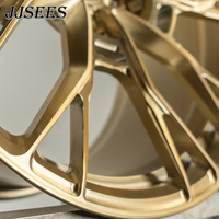 Jantes en aluminium forgées concaves JJSEES pour voitures, jantes en alliage de voiture de 16, 17, 18, 19, 20, 21, 22, 23, 24 pouces, 5 trous, pour Porsche 911 GT3