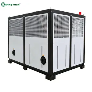 70hp 60ton Schroef Chiller Industriële Luchtgekoelde Type Met Enkele Schroef Compressor Voor Industriële Koeling Oplossing