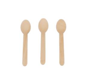 Muỗng Gỗ 160Mm Dùng Một Lần Với Bao Bì Cá Nhân - Product Image 2