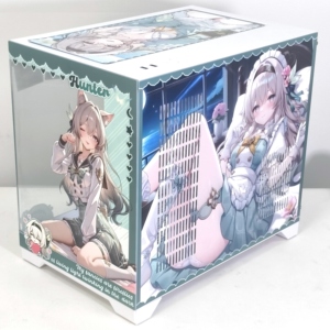 OME NPC honkai Sao đường sắt dọc ATX/Micro-ATX chơi game máy tính trường hợp cửa sổ kính cường lực hợp kim nhôm trường hợp máy tính tháp - Product Image 2