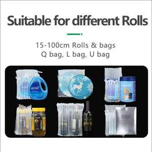 Machine de remplissage de rouleaux de colonne d'air à prix direct d'usine Machine gonflée à l'air pour la logistique/équipement d'emballage de protection <span class=keywords><strong>Amazon</strong></span> - Product Image 2