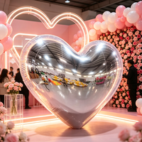 Cœur gonflable géant personnalisé en PVC pour événements professionnels, mariages, Saint-Valentin, fêtes, publicité gonflable