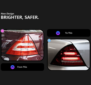 ไฟท้าย LED สีแดง สไตล์สปอร์ต เมอร์เซเดส ซี-คลาส W203 ปี 2000-2006 |   เลนส์ใส รุ่นปรับโฉมใหม่ 6000K 6000 ลูเมนส์ 12V 36W - Product Image 4