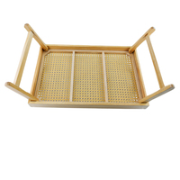 Table de lit en bambou Youlike et plateau de lit avec pieds, plateau de table pour ordinateur portable plateau de service de lit réglable, bureau de tour
