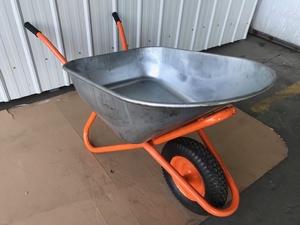 Russie Belaus Market 90L/120L <span class=keywords><strong>brouette</strong></span> à plateau en acier galvanisé pour la construction brouettes de haute qualité - Product Image 4