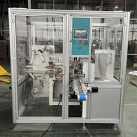 Machine d'emballage automatique pour petits sachets individuels en aluminium, papiers, cubes de thé, pâte, avec fonction de pliage, scellage et étiquetage en plastique