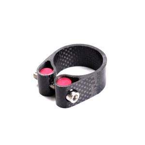 Alta calidad 27,2 30,8 31,6mm fibra de carbono ultraligero bicicleta de carretera MTB bicicleta de montaña <span class=keywords><strong>tija</strong></span> de sillín <span class=keywords><strong>Abrazadera</strong></span> para piezas de bicicleta - Product Image 2