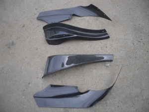 Kit de Carrocería de Fibra de Carbono para Skyline <span class=keywords><strong>R33</strong></span> GTR, Parachoques Delantero, Alerón, Divisor, Valance, 4 Piezas - Product Image 4