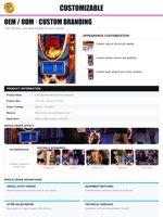 Machine de boxe à monnayeur, jeu d'arcade, testeur de force pour centre de jeux et parc d'attractions
