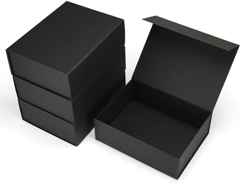 4 pack black-12x9x4 inch