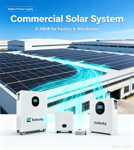 Système d'énergie solaire hybride pour montage sur toit 5Kw 10Kw 30Kw 50Kw, systèmes de stockage d'énergie tout-en-un complets - Product Image 5