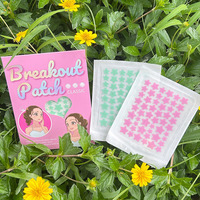 51 patchs hydrocolloïdes imperméables pour l'acné, autocollants couvrants pour les boutons et les imperfections du visage, vente en gros