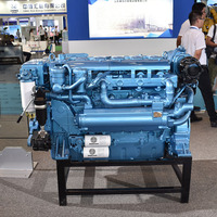 Moteur diesel intérieur à grande vitesse Weichai série WP10 moteur diesel marin (313-395HP / 230-290KW) pour la propulsion
