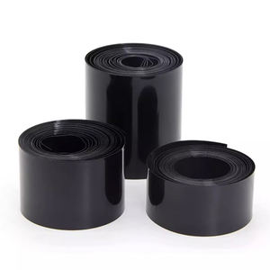 Manchon isolant en PVC de 0,15 mm d'épaisseur et 170 mm de large pour batterie au lithium, couvercle ignifuge noir, matériaux d'isolation thermique - Product Image 2