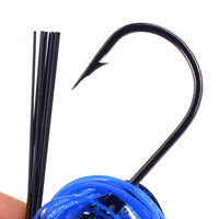 Leurre de pêche Spinnerbait en caoutchouc de 7 cm 13 g, jupe de jig, simulation de spinnerbait